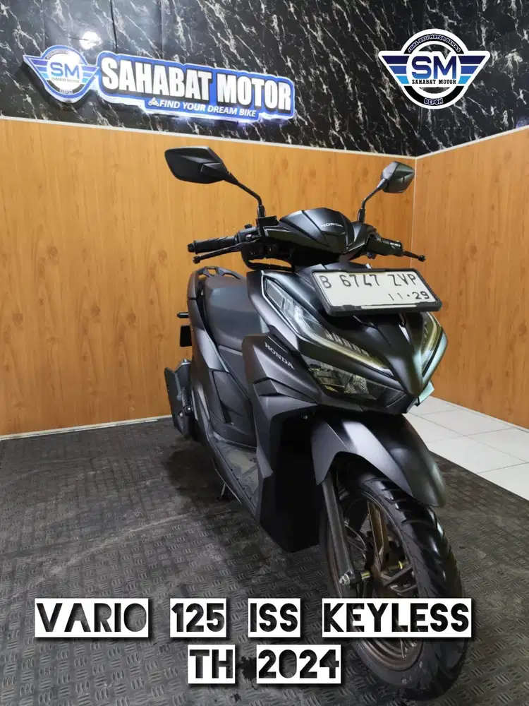 VARIO 125 ISS KEYLESS GEN 2 TH 2024 SIAP PAKAI CASH/KREDIT/SPAYLATER