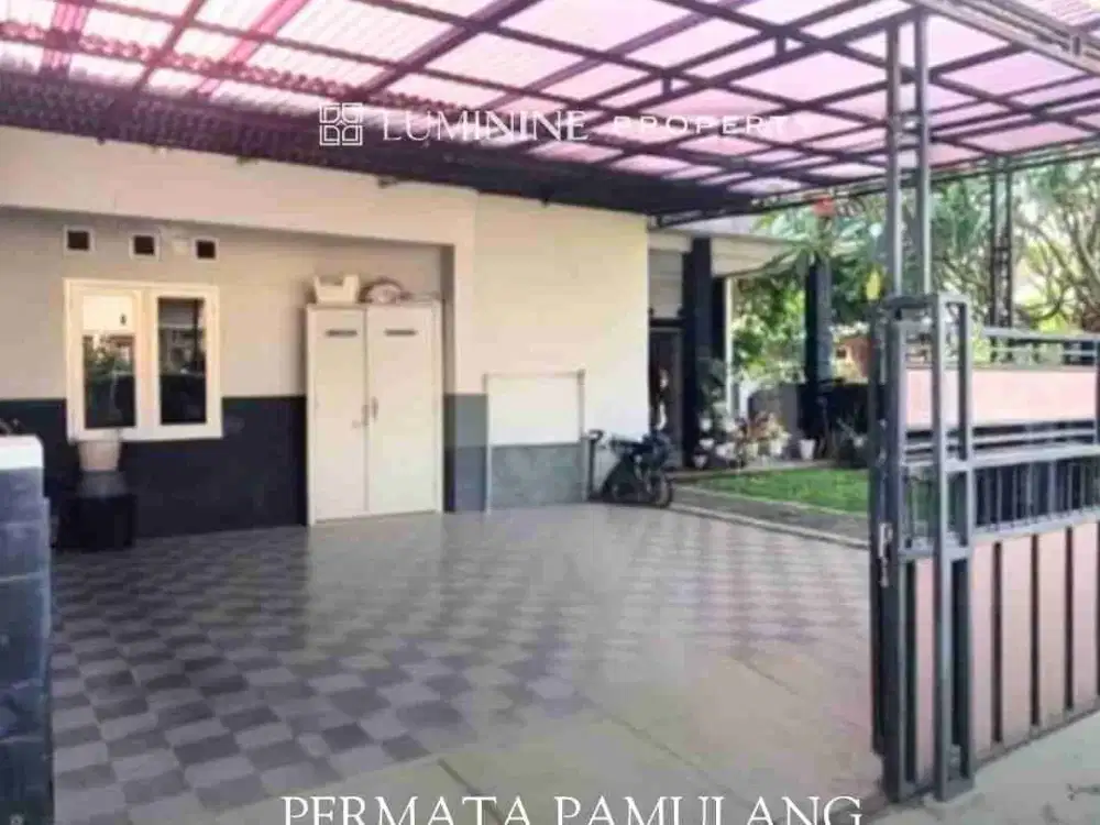 RUMAH CANTIK DIJUAL CEPAT BISA KPR SANGAT TERAWAT DAN NYAMAN DEKAT BSD DI PERMATA PAMULANG TANGSEL