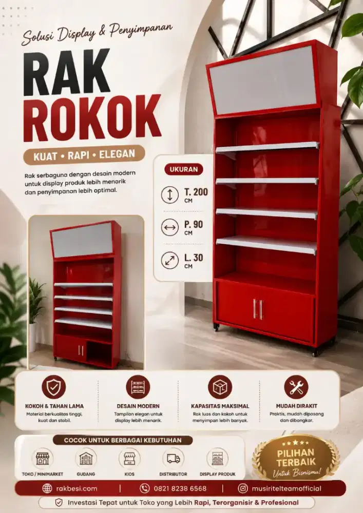 Rak Untuk Display Rkok