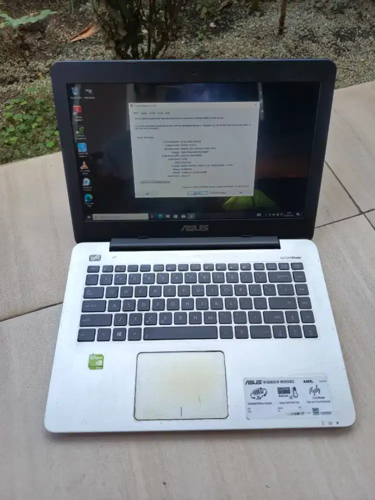 Laptop slim Asus x455L dual VGA core i3