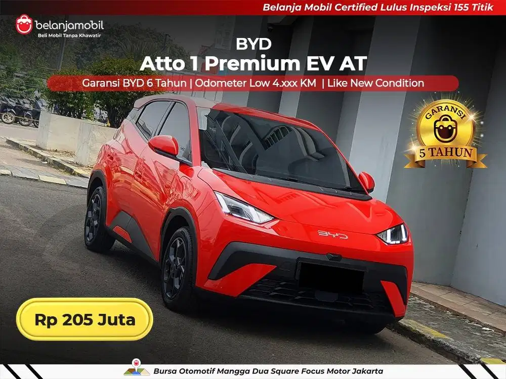[ LOW KM 4RB ] BYD Atto 1 Atto1 Premium EV AT 2025/2026