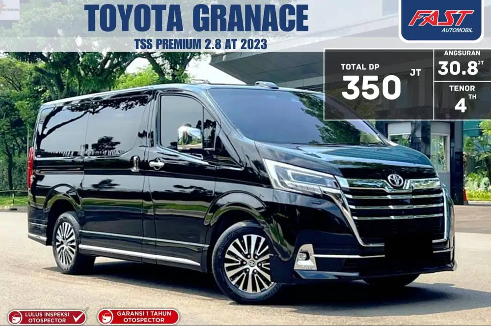 KM.17RB PAJAK PANJANG GARANSI TOYOTA GRANACE PREMIUM TSS 2023