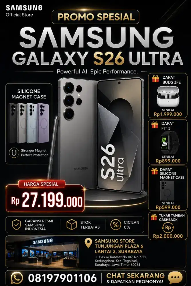 SAMSUNG GALAXY S26 ULTRA CICILAN EKTP SAJA