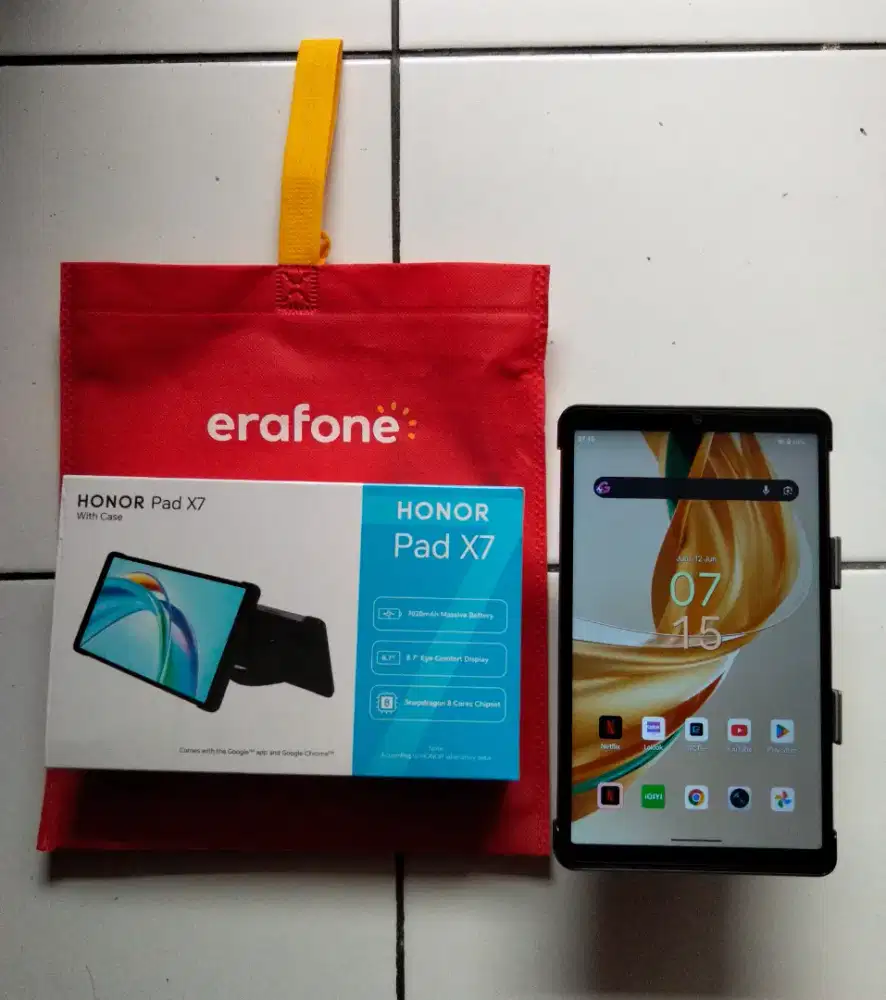 Tab Honor Pad X7 4+4/128 garansi , wifi only