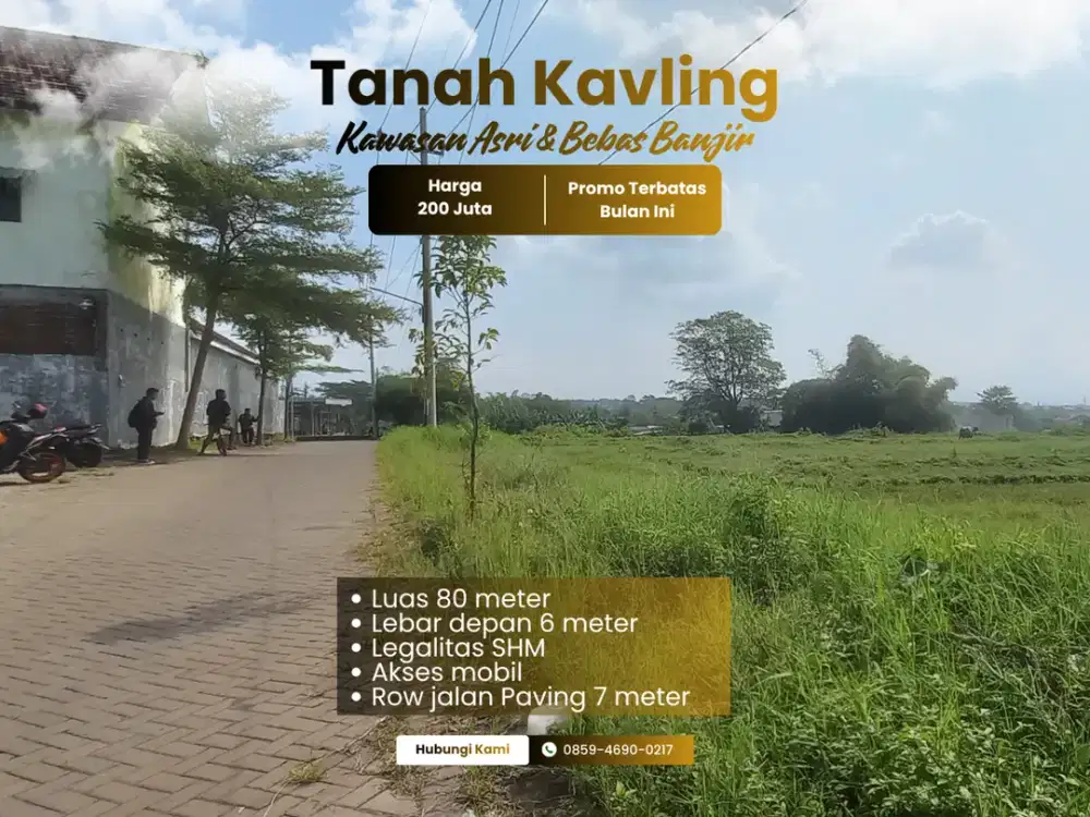 Cocok Bangun Rumah Tanah Malang SHM Split 5 Menit Alun alun Malang