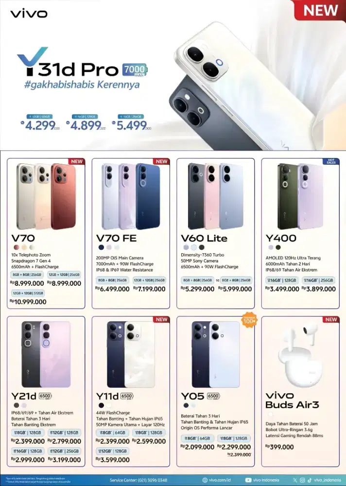 PROMO NEW ALL TIPE HP VIVO FREE HADIAH LANGSUNG