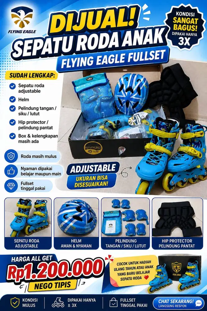 SEPATU RODA FLYING EAGLE