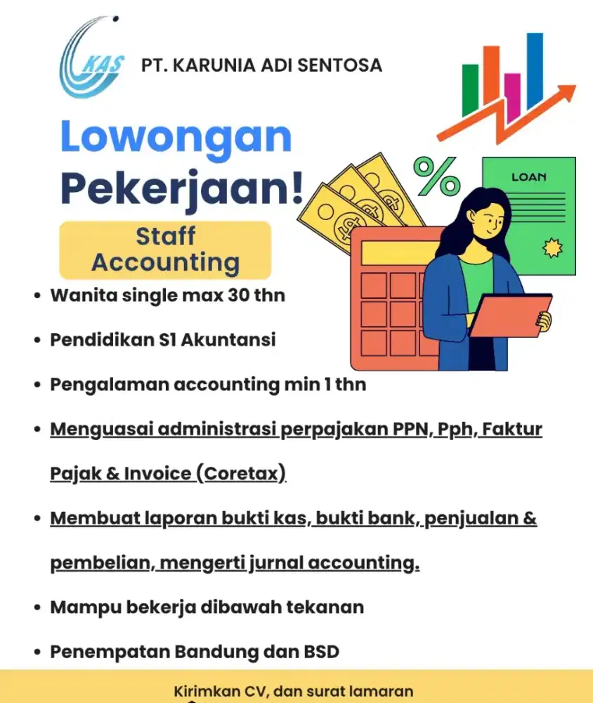 Lowongan admin accounting