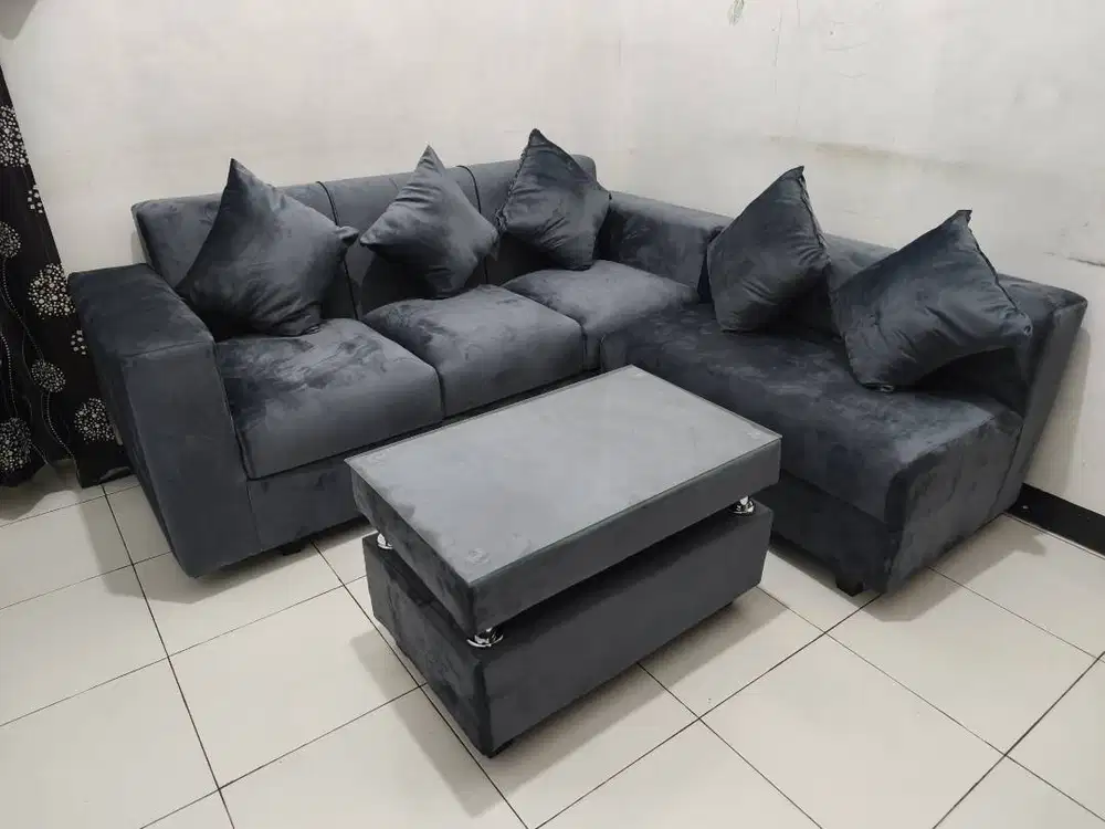 sofa l minimalis promo