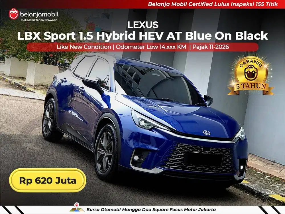 [ LOW KM 14RB ] Lexus LBX Sport 1.5 Hybrid HEV AT 2024 2025