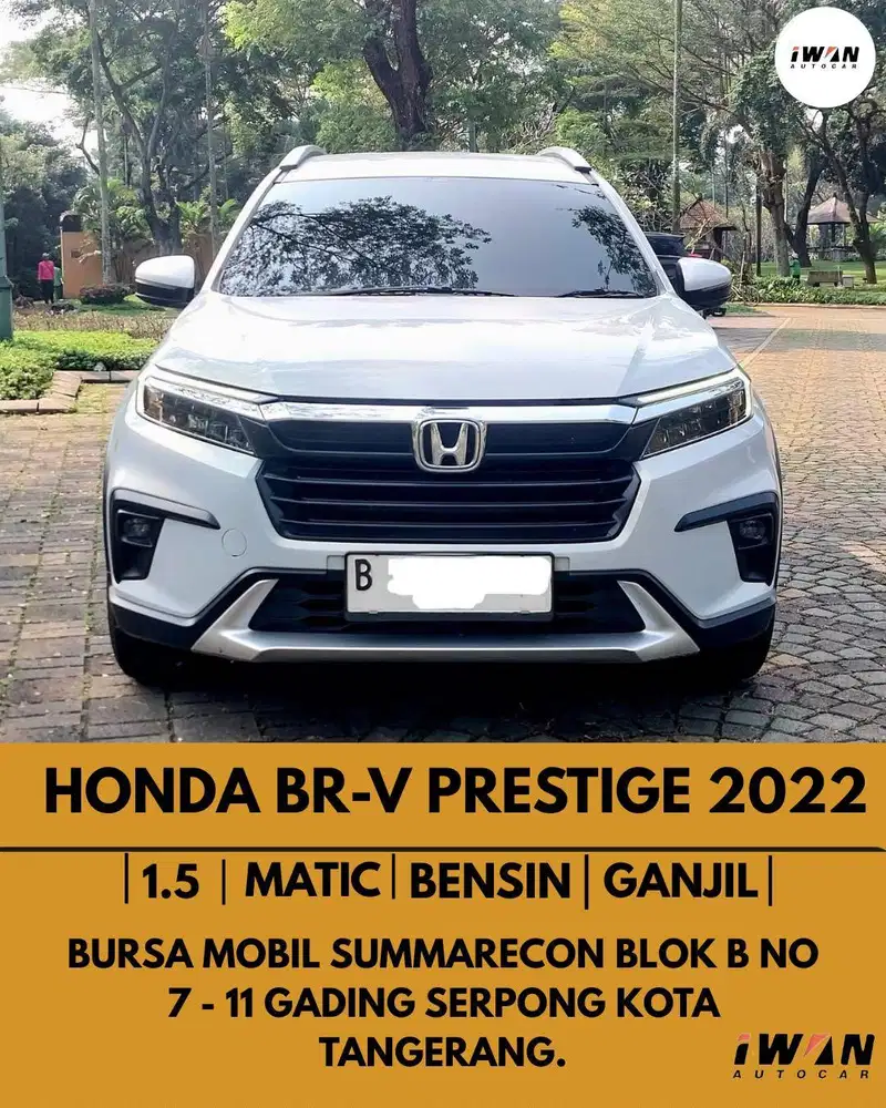 HONDA BRV PRESTIGE 1.5 AT 2022