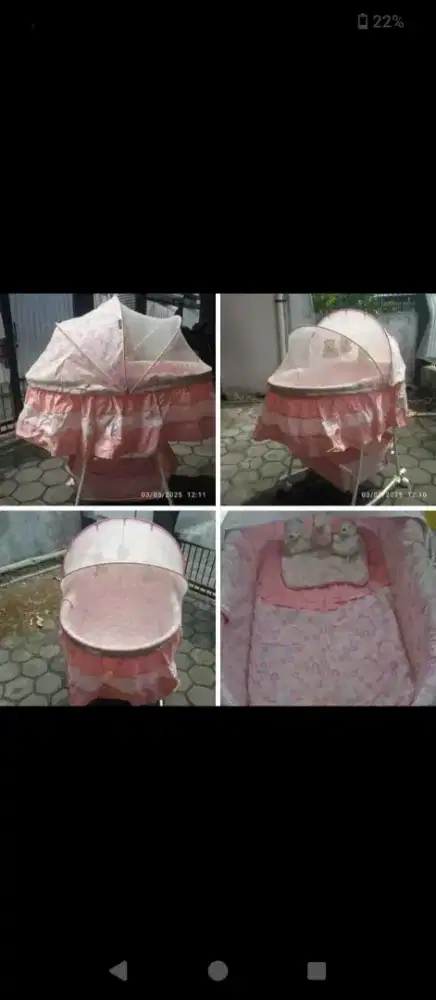 Jual box bayi warna pink