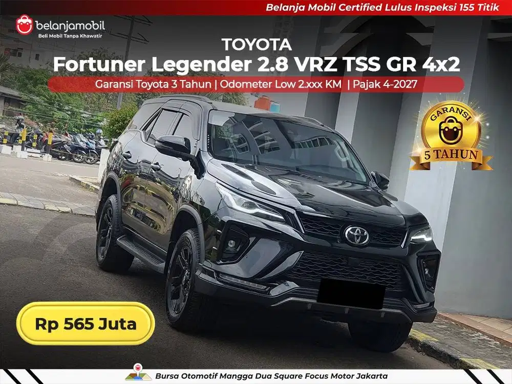 [ LOW KM 2RB ] Toyota Fortuner Legender 2.8 VRZ TSS GR 4x2 2026/2025