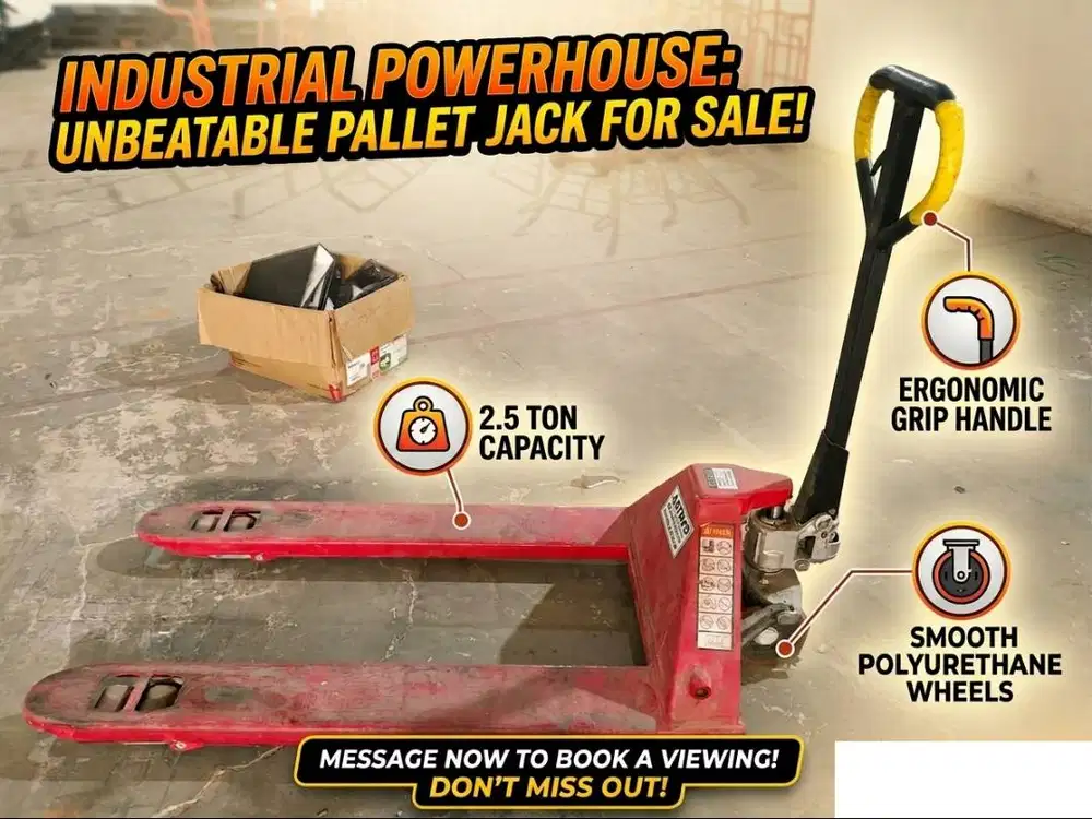 Hand Pallet Truck 2-3 Ton Murah Berkualitas - Pallet Jack Alat Angkut