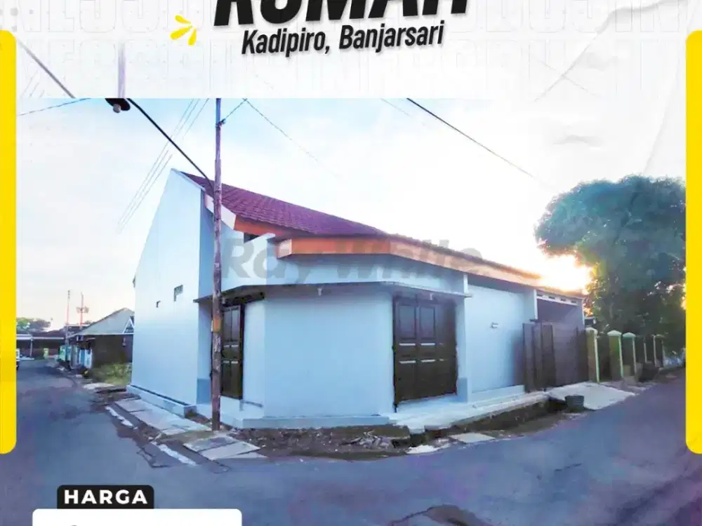 Rumah Hook Istimewa Strategis Siap Huni di Kalingga Utara Kadipiro Banjarsari Surakarta