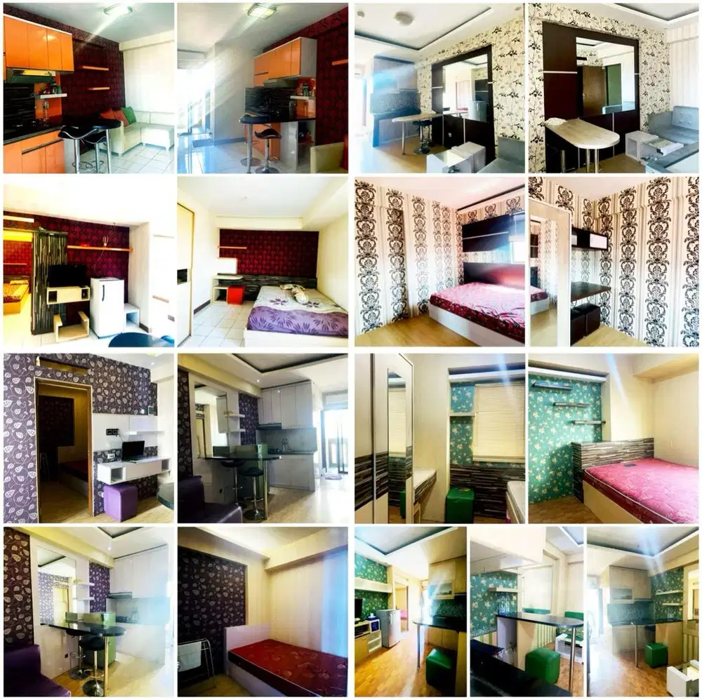 DIJUAL 4 UNIT APARTMENT 2BR 40m² SHM FULLY FURNISHED COCOK INVESTASI