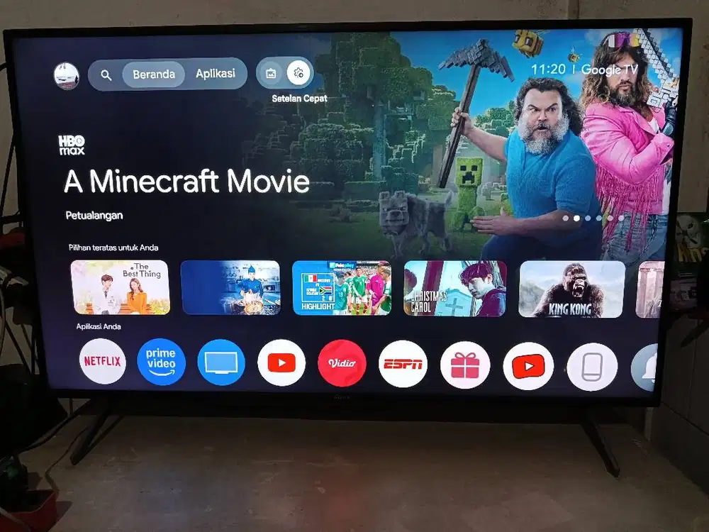 SONY LED 55 KD-55X80J Ultra HD 4K High Dynamic Range (HDR) Smart TV