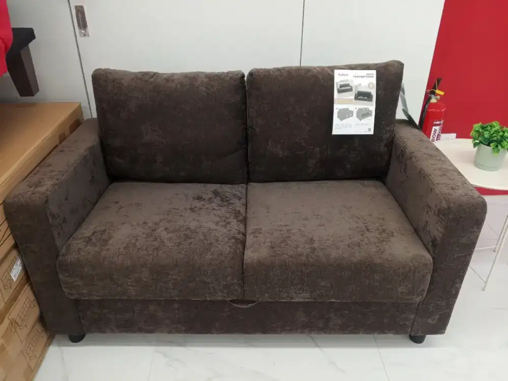 Sofa penyimpanan 2 seater