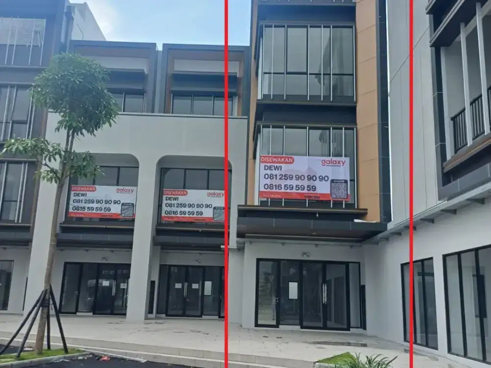 Disewakan Ruko Citraland One Arcade + Attic Hadap Jalan Raya & Dekat Gwalk