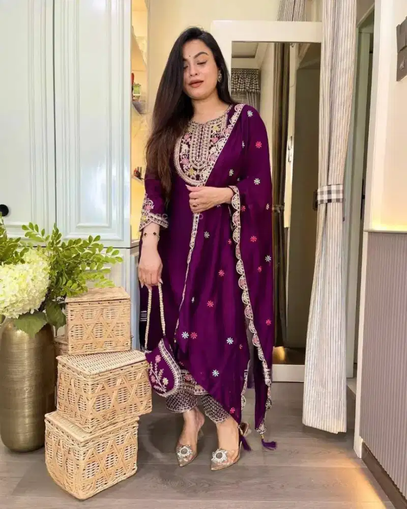 Setelan muslim pakistan import wanita