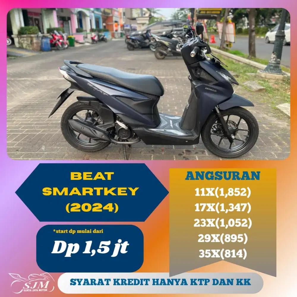 HONDA BEAT SMARTKEY 2024 CASH & KREDIT