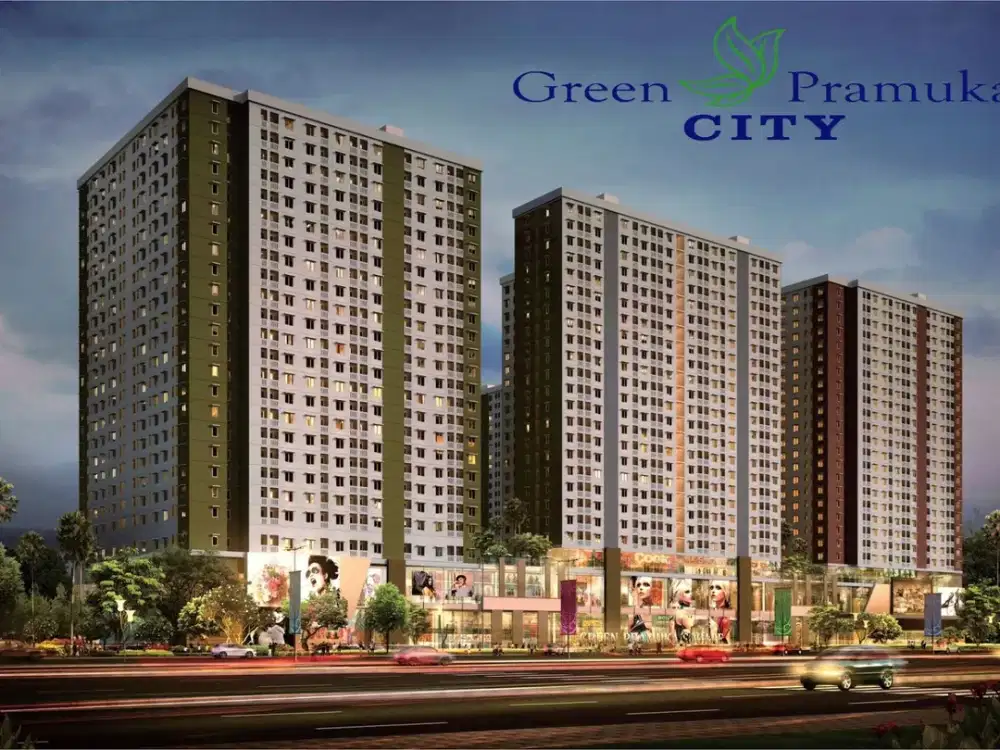 Green Pramuka Square Unit Bagus 2br Unfurnish Apartemen