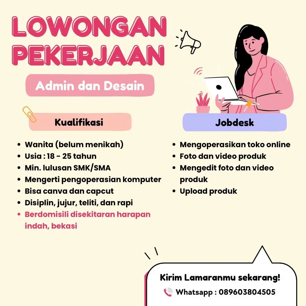 Admin dan Desain