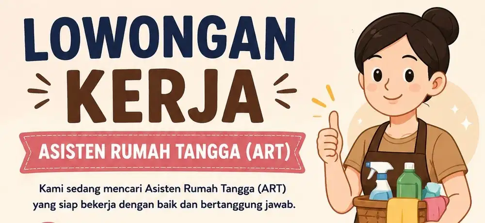 BUTUH CEPAT Asisten Rumah Tangga