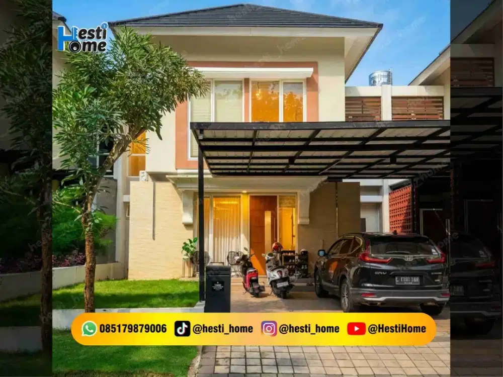 Rumah Sultan Cermin Kesuksesan mu di Victoria Valley BSB City Semarang Semi Furnish Hadap Utara