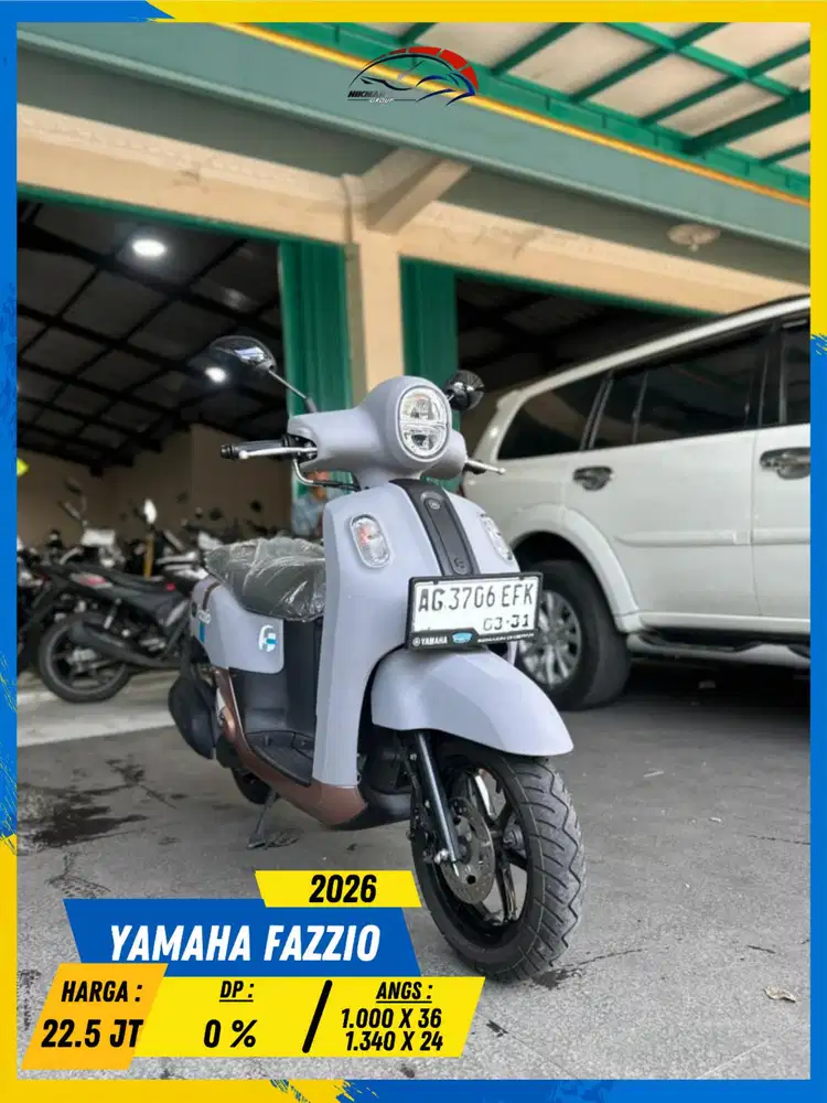 YAMAHA FAZZIO 2026 PLAT AG ISTIMEWA LURR HIKMAH MOTOR KEPUH MALANG
