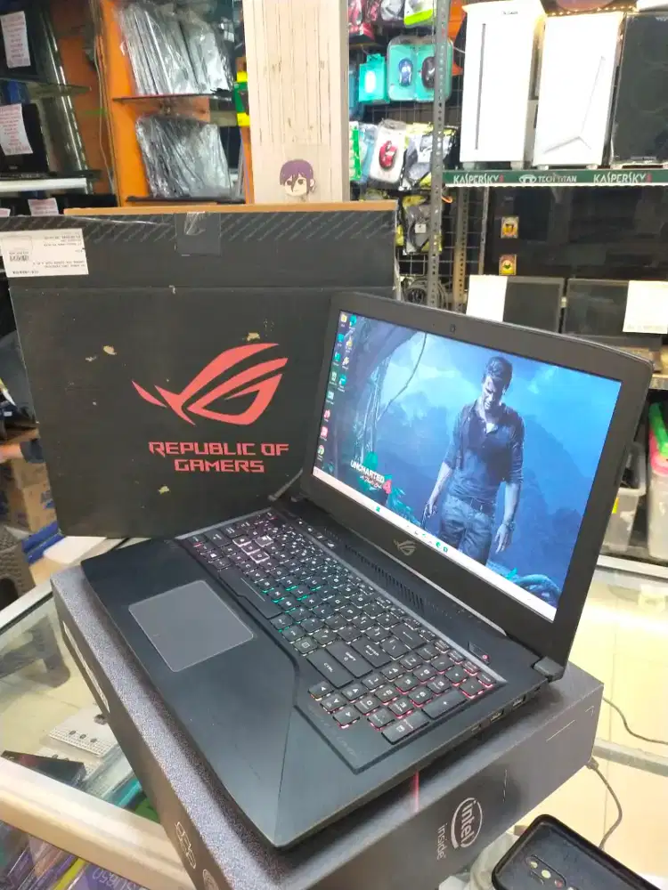 di jual laptop Asus ROG GAMING GL503G I7 VGA GeForce GTX 1050 Ti 4 GB