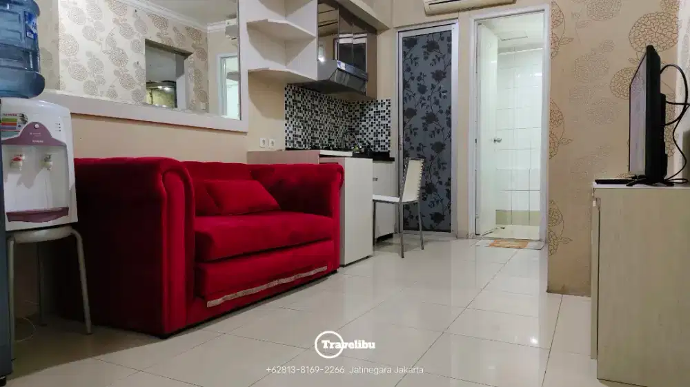 Disewakan Murah Apartemen Bassura city 2BR FF tahunan atas mall