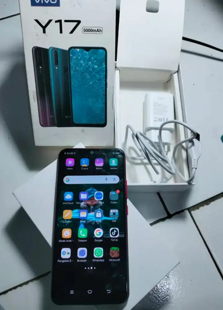 VIVO Y17 Fullset Mulusss seperti baru
