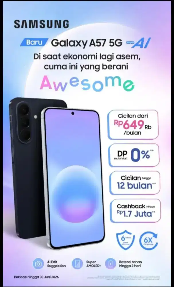Cicilan Samsung galaxy A57 5g