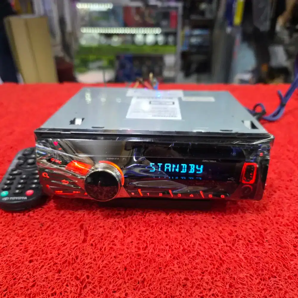 Head Unit Single Din KENWOOD KDCU356AID4 USB sudah dipasang Bluetooth