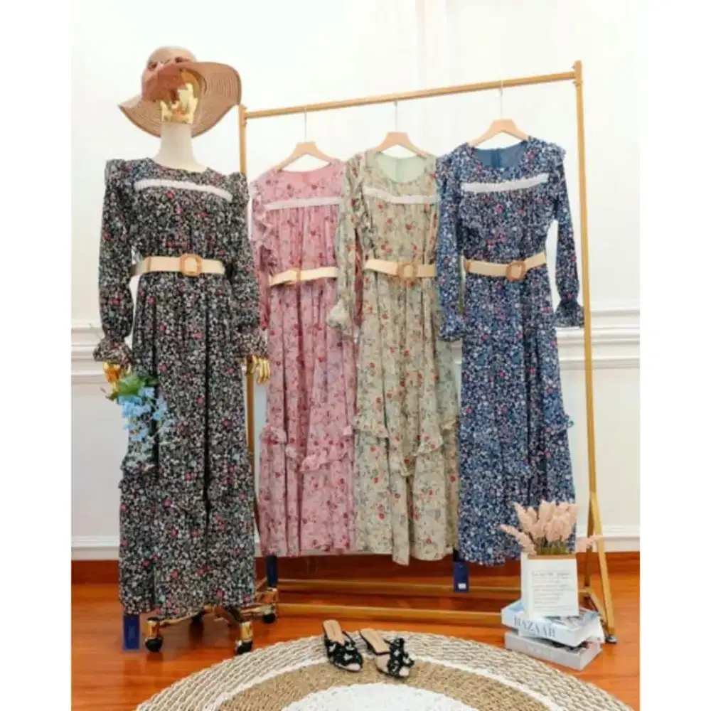 Sale gamis baru sisa jualan