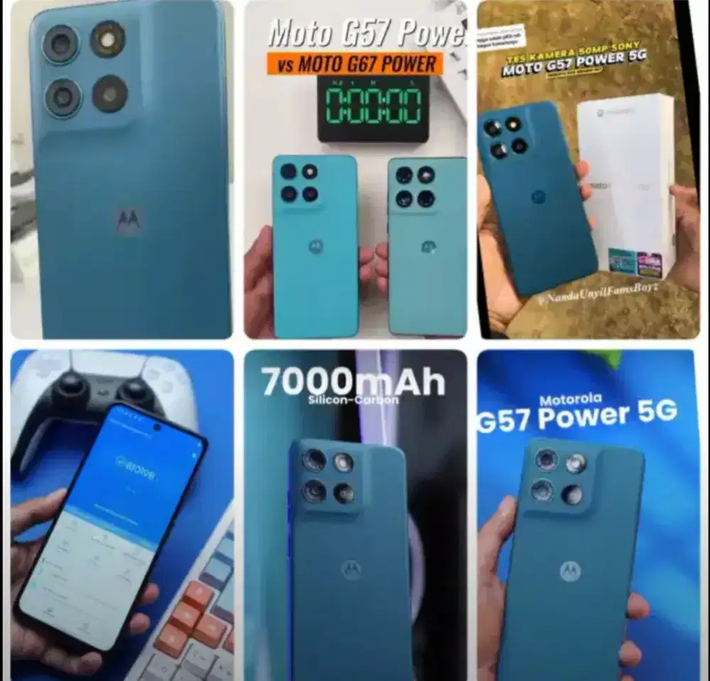 Motorola G57 8/256GB Bisa Kredit Tanpa DP
