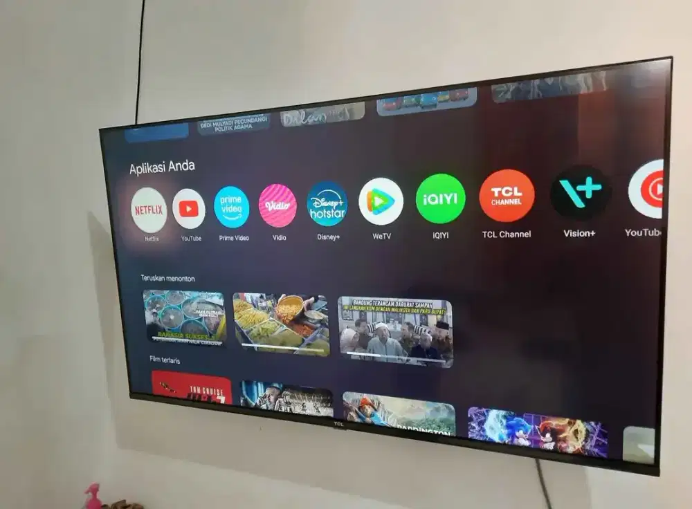 Jual cepat TV TCL 43 inch