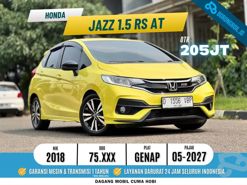 Honda Jazz RS 1.5 At 2018 Bensin