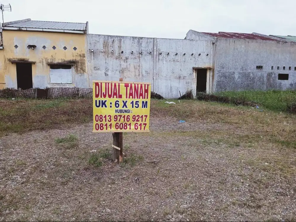 Dijual Tanah Ukuran 6x15 Meter