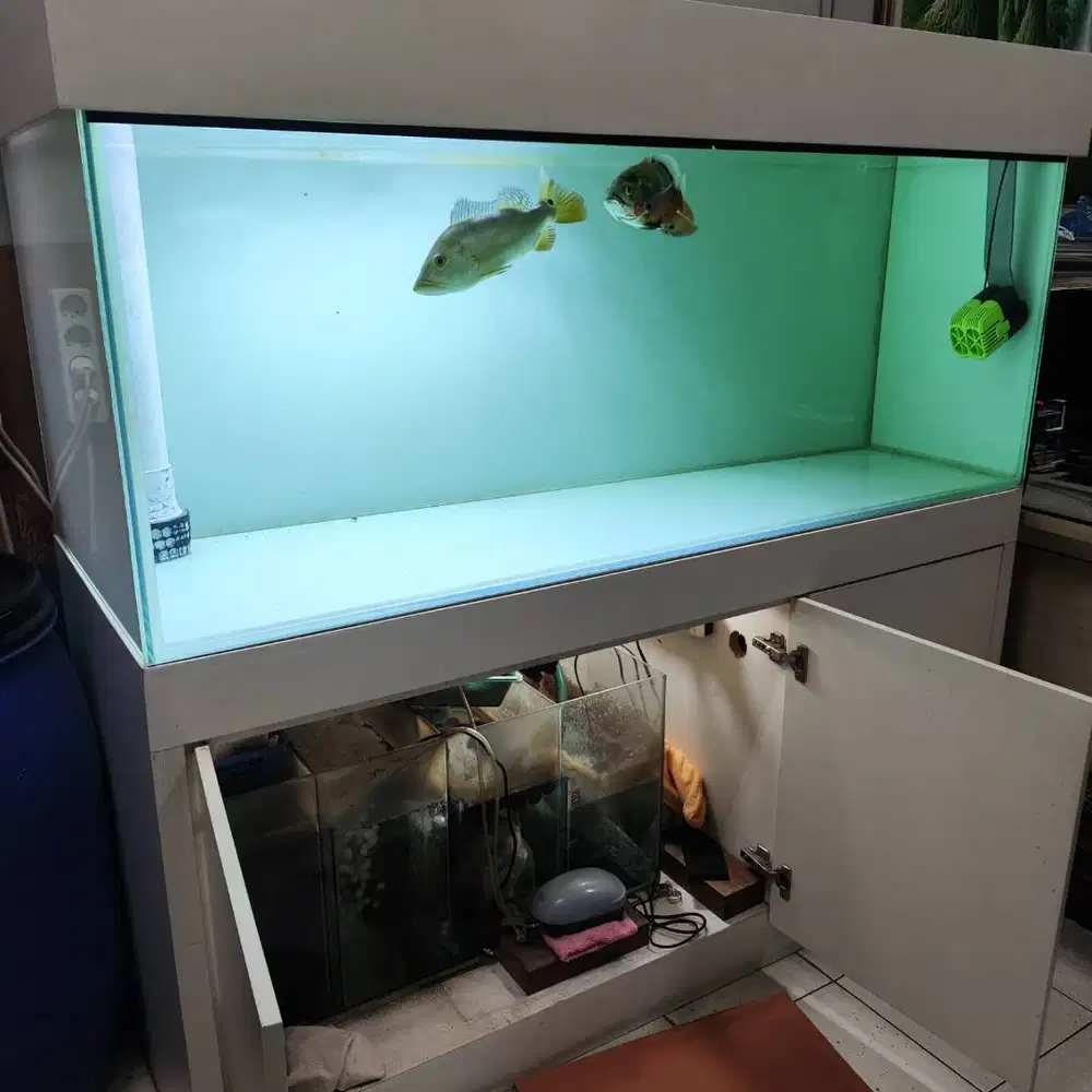 Dijual 3 aquarium Bonus ikan