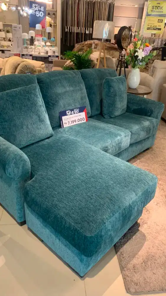 SOFFA SECTIONAL FBR BISA DI CICIL