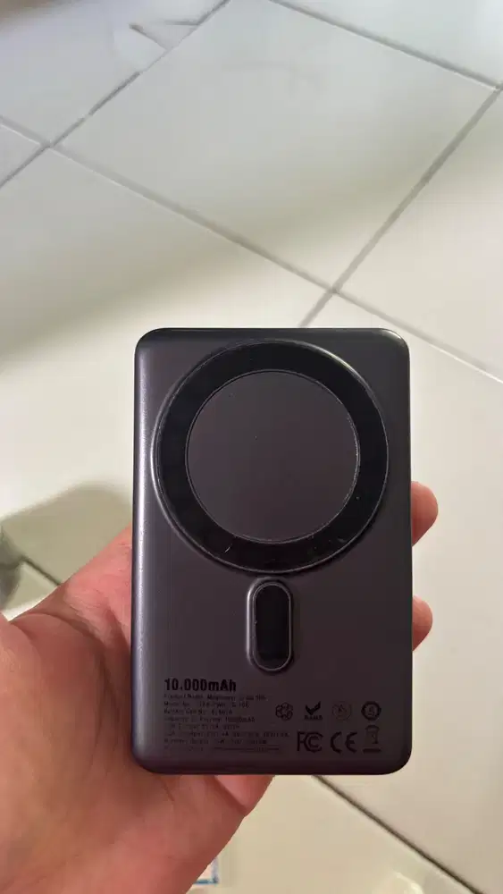 power bank prodigee 10,000 mAh  pemakaian 5 x