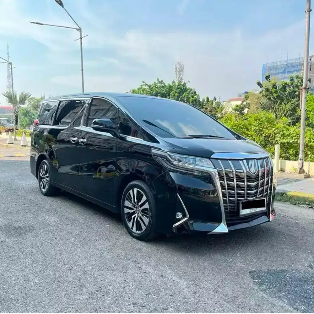 TOYOTA Alphard G 1.5 ATPM 2022 Black Hitam
