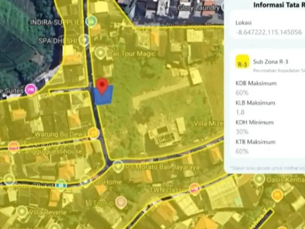 Tanah strategis itr pemukiman Pantai Berawa Canggu Bali - Thumbnail 2