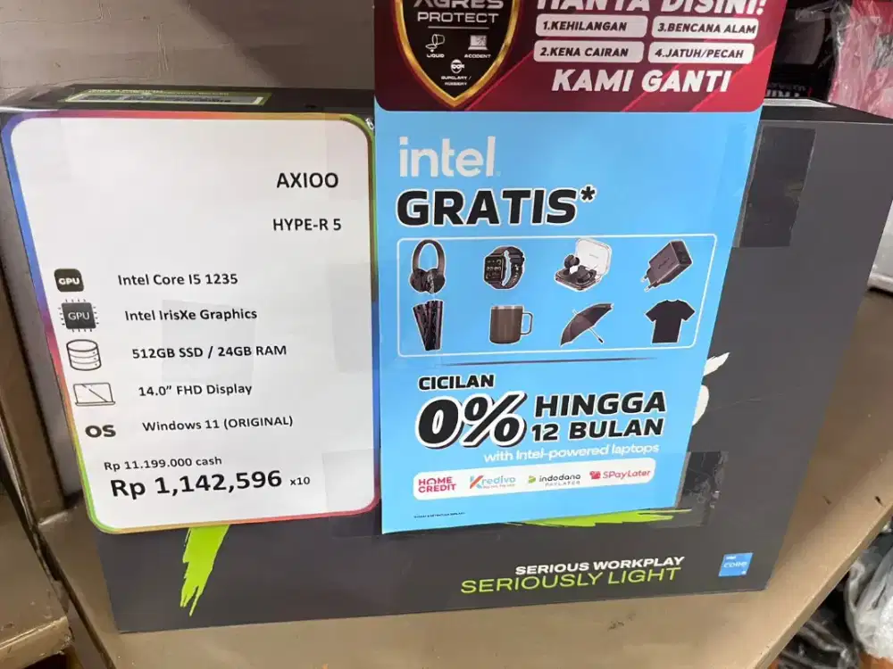 LAPTOP AXIO CICILAN BUNGA 0%