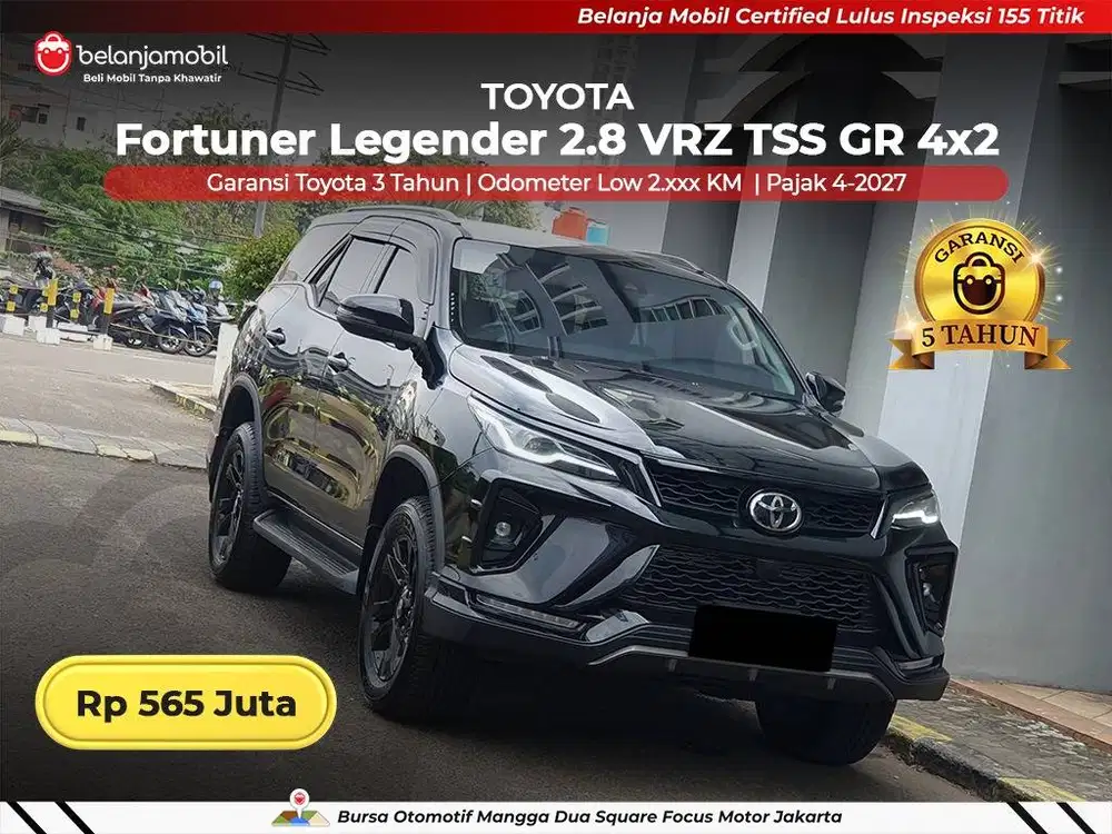 [ LOW KM 2RB ] Toyota Fortuner Legender 2.8 VRZ TSS GR 4x2 2026/2025