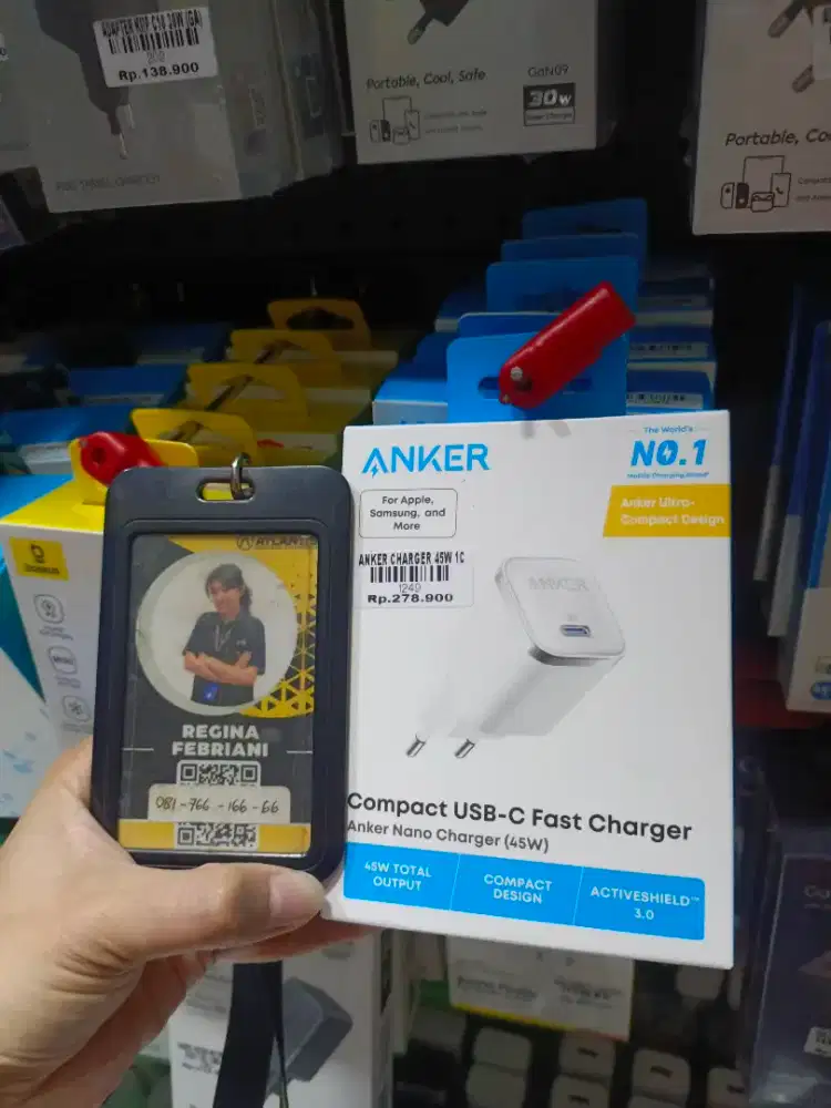 ANKER CHARGER 45W 1C | ATLANTIS DAHSYAT