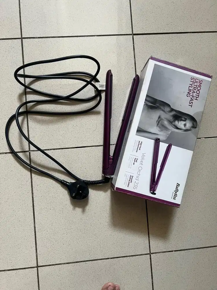 Catokan Babyliss Paris Velvet Orchid 235 Straightener BL2513U catokan