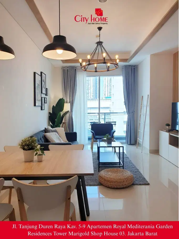 Sewa Cepat Apartemen Furnished 3 + 1 BR di Grand Madison